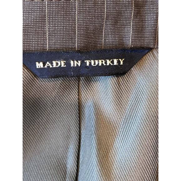 Banana Republic‎ Blazer Mens 40S Brown Striped Cotton Sport Coat 3 Button Jacket - Picture 7 of 7